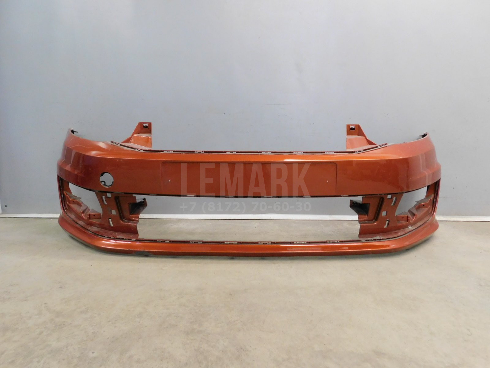 Бампер передний Volkswagen Polo Sedan 2011-2020 6RU807221A