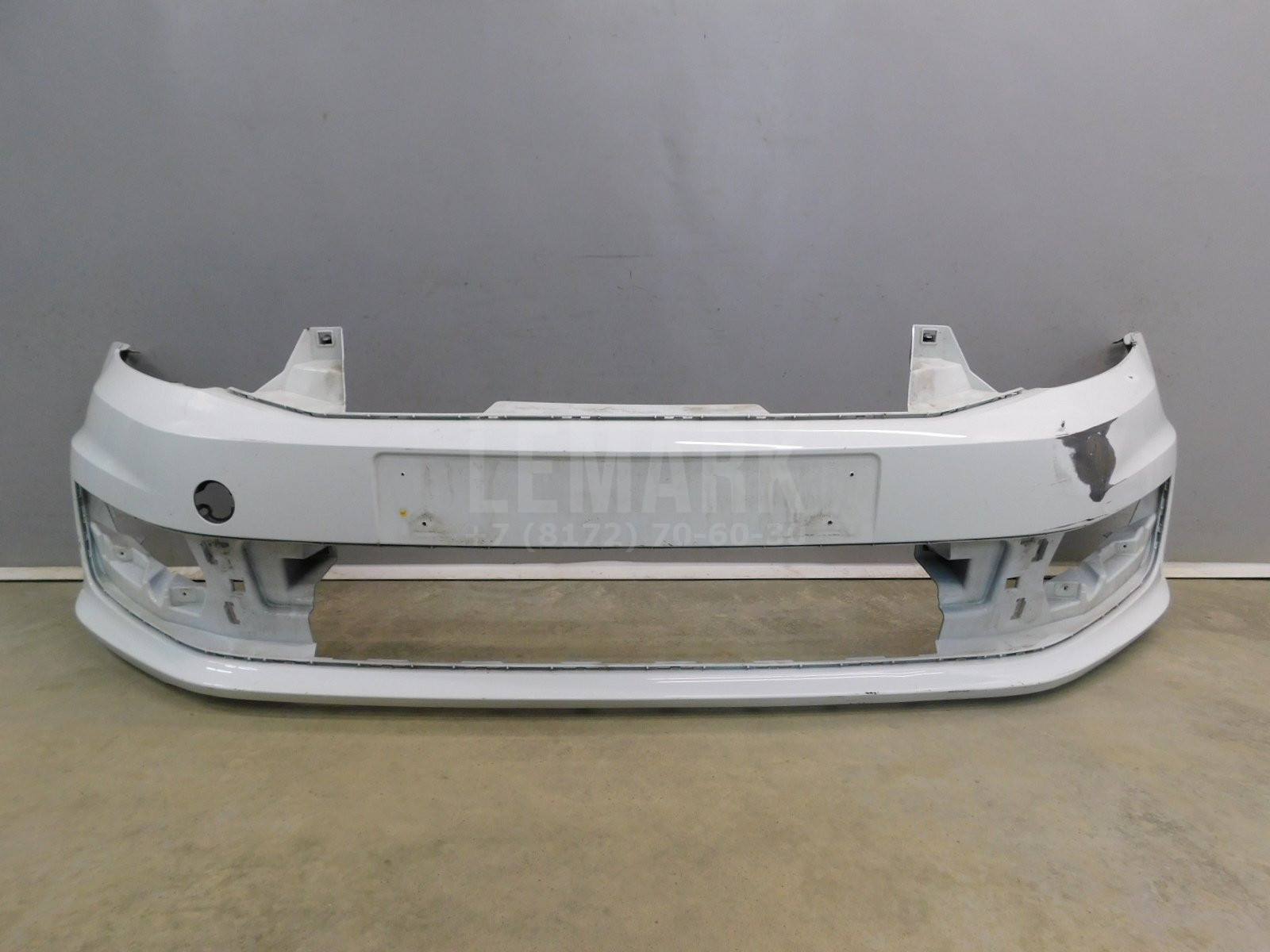 Бампер передний Volkswagen Polo Sedan 2011-2020 6RU807221A