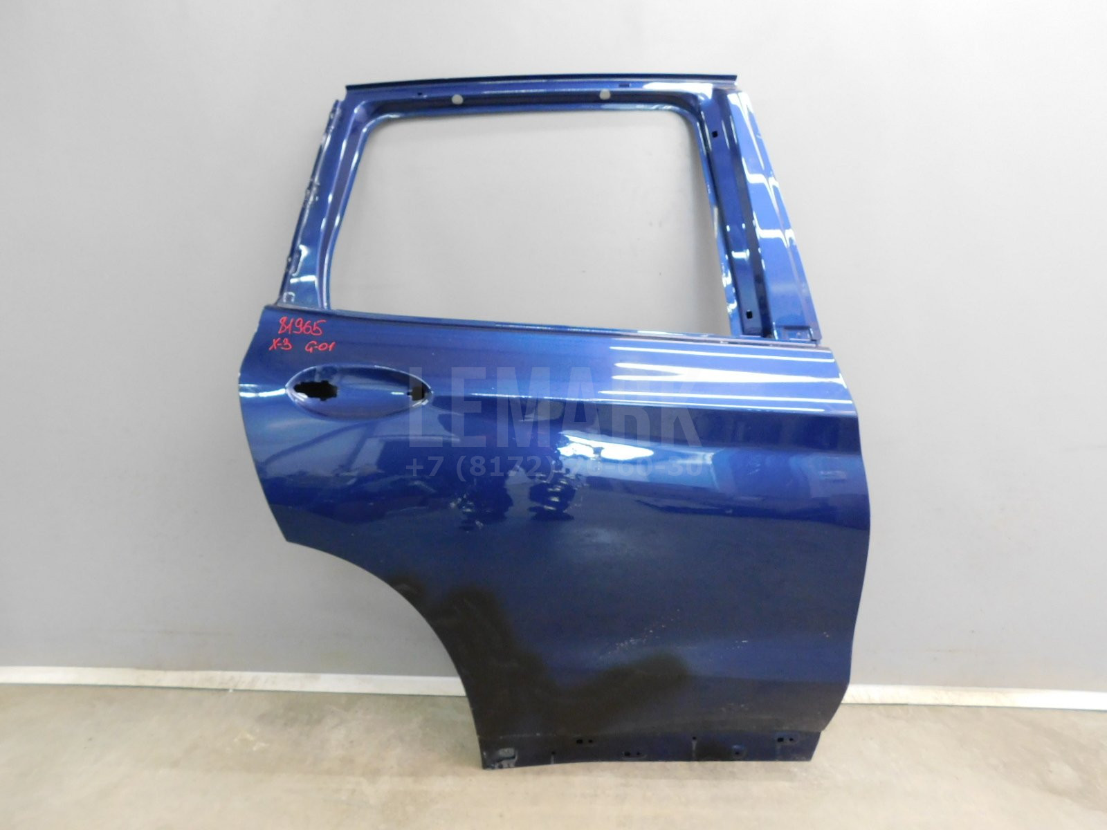 Дверь задняя правая BMW X3 G01 2017> 41007465534
