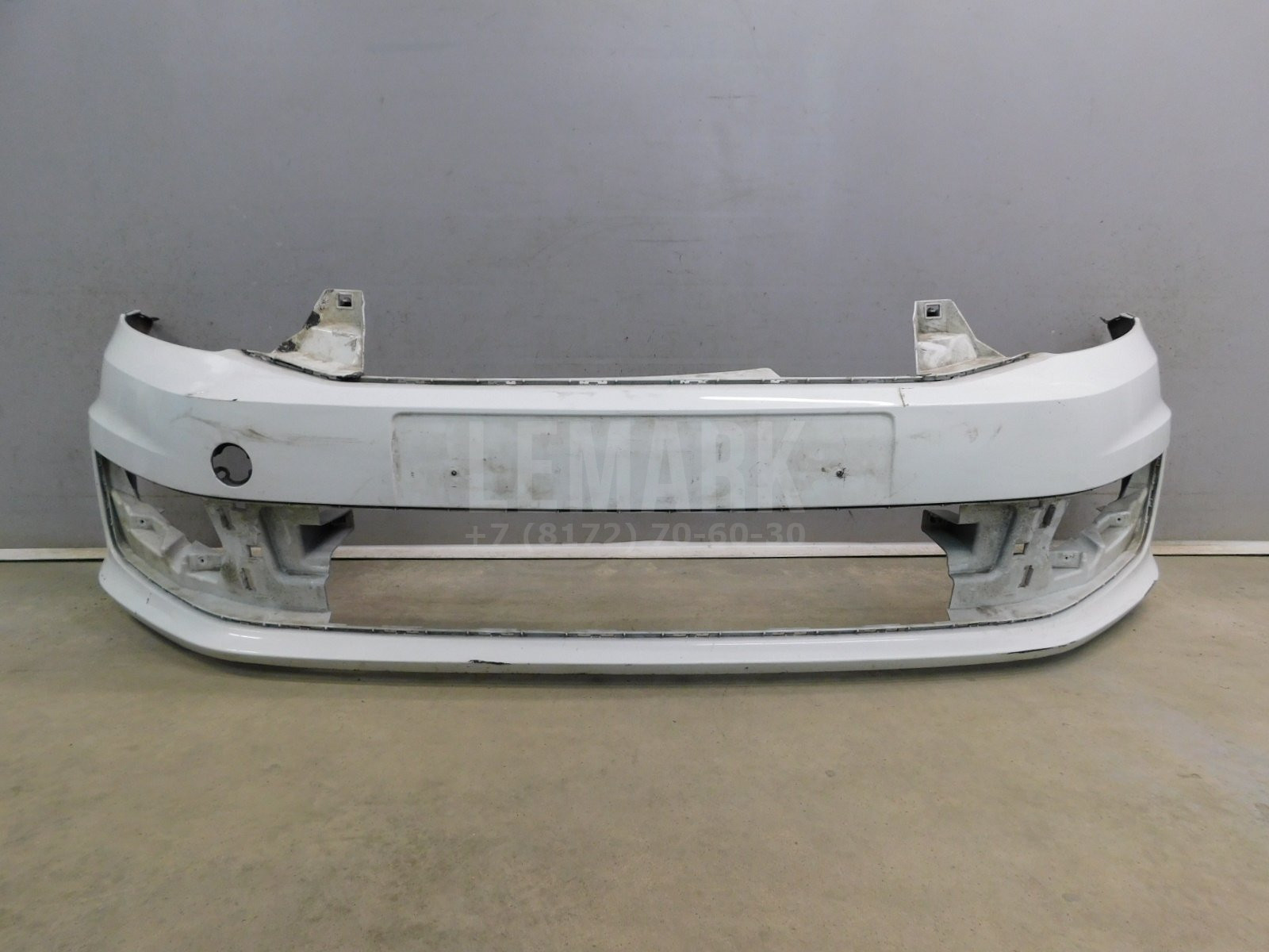 Бампер передний Volkswagen Polo Sedan 2011-2020 6RU807221A